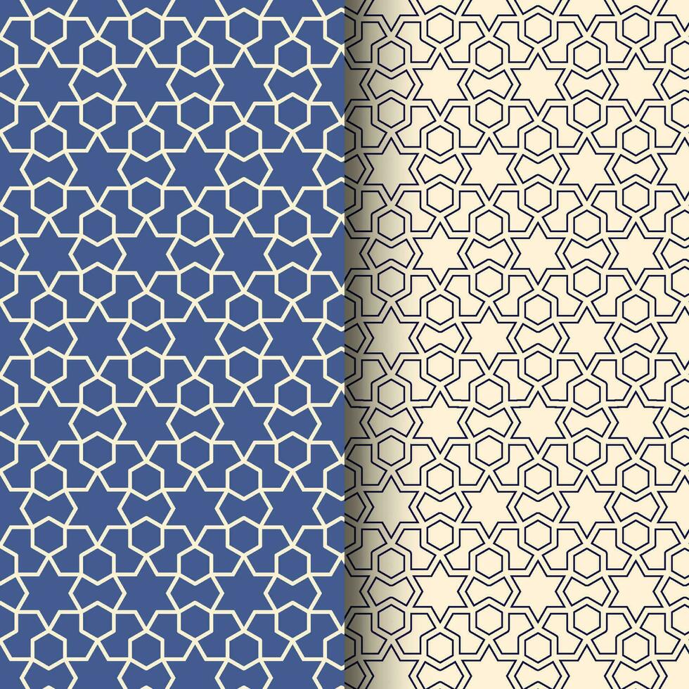 Islamic Ornamental Geometric Circular pattern Vector Design