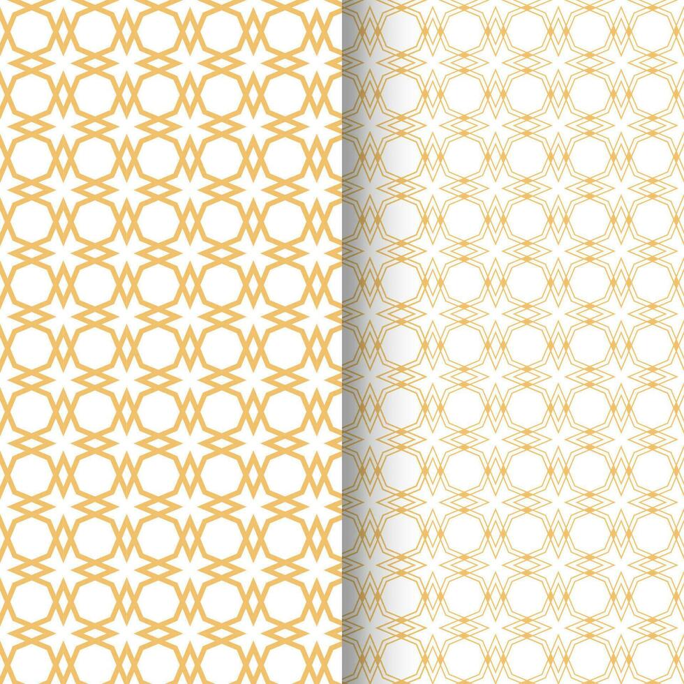 Seamless Authentic Arabian islamic geometric pattern Design vector