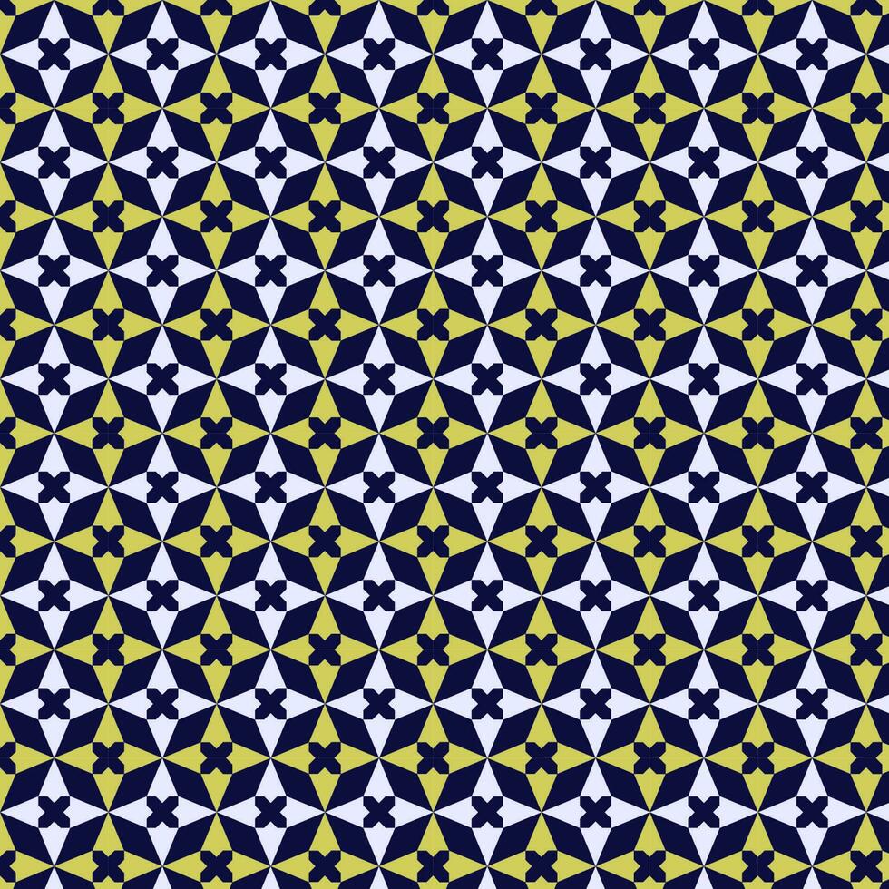 Colored moroccan motif arabic Geometric Pattern background use for print and design vector