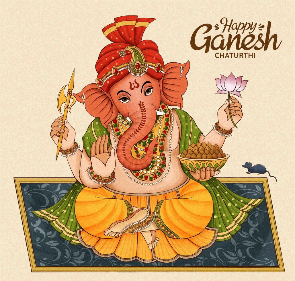 Free Ganpati Vectors 131981 Vector Art at Vecteezy