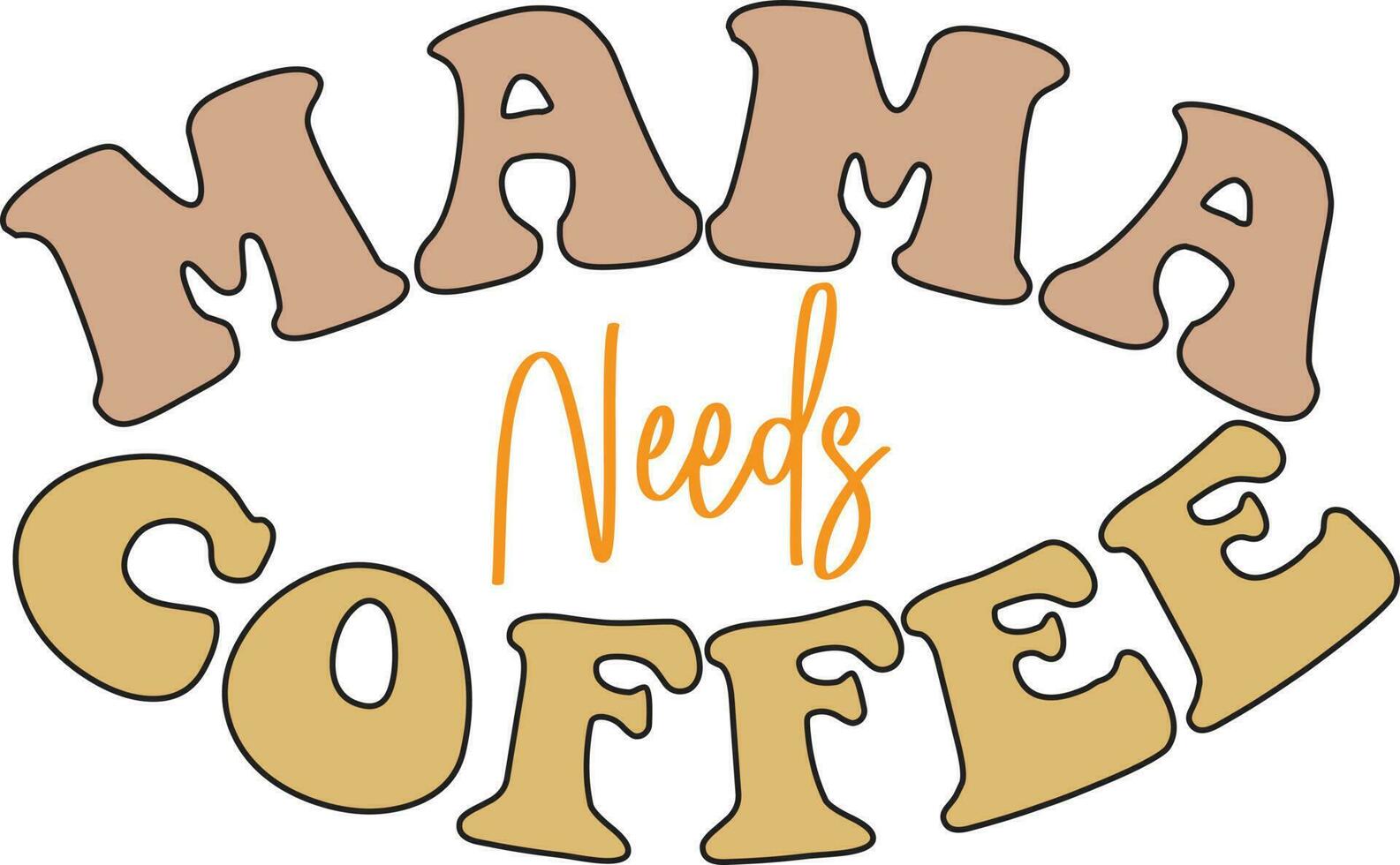 Coffee Quotes Vector Design