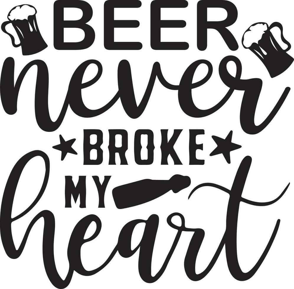 Beer Quotes Vector Design