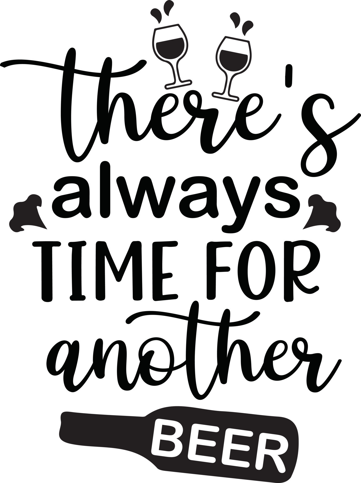 Beer Quotes Vector Design 24112600 Vector Art at Vecteezy