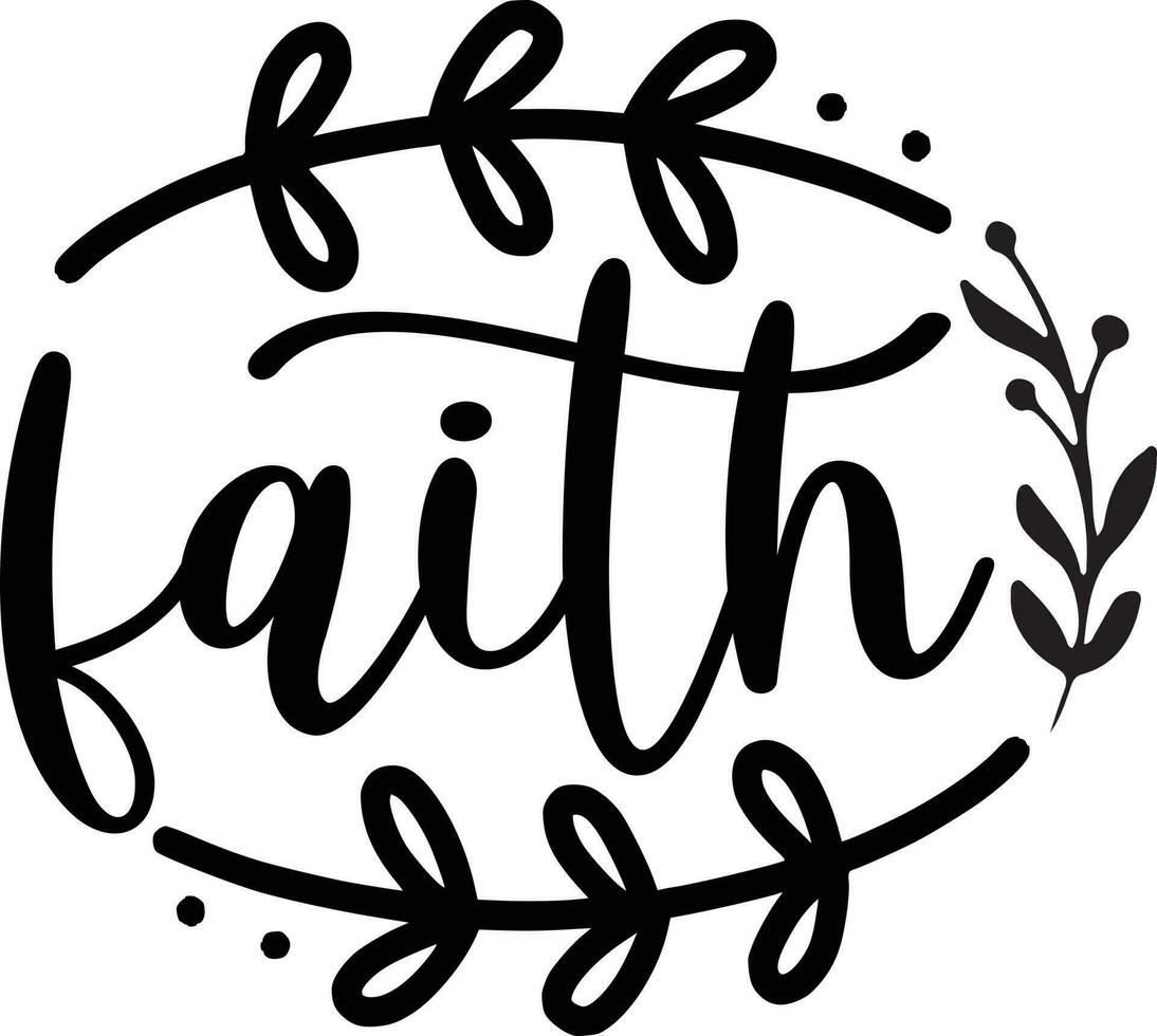 Faith Quotes Vector Design