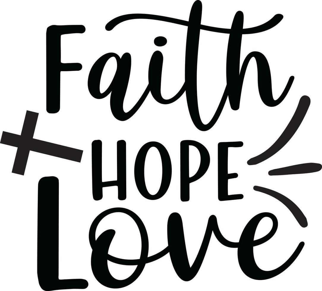 Faith Quotes Vector Design