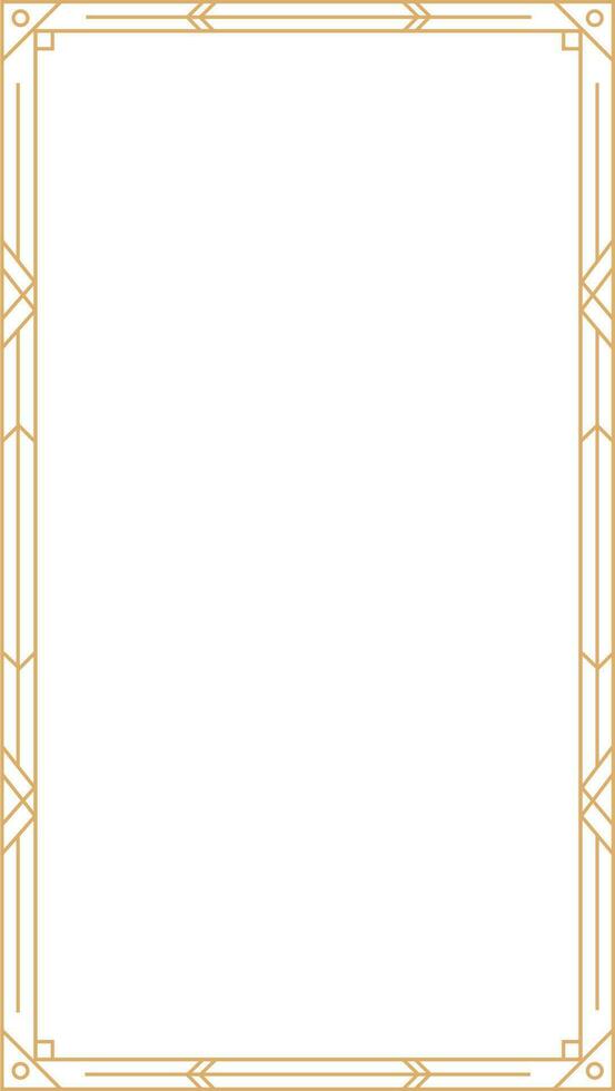 Art Deco Frame Element vector