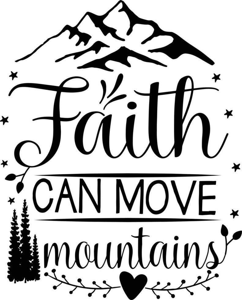 Faith Quotes Vector Design