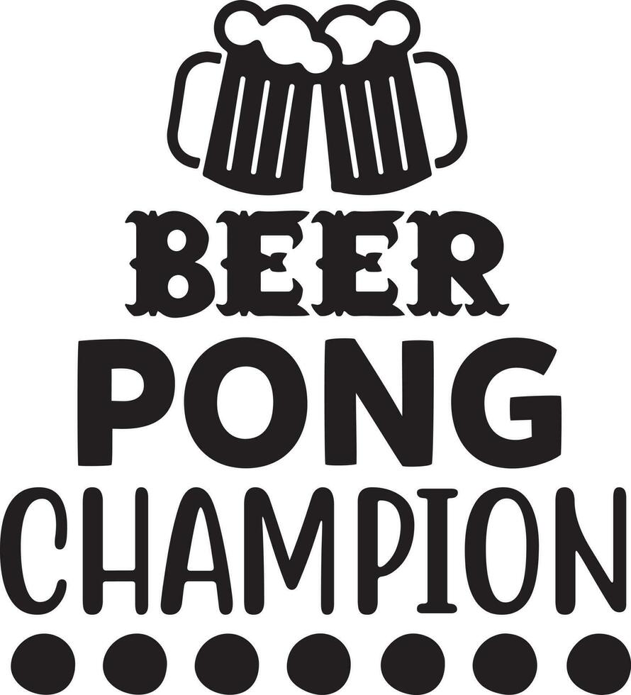 Beer Quotes Vector Design