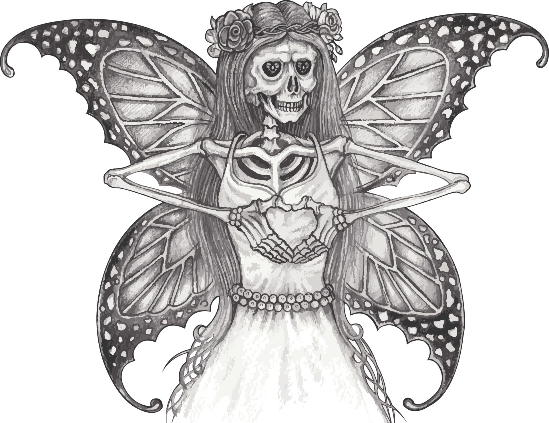skeleton fairy tattoos｜TikTok Search