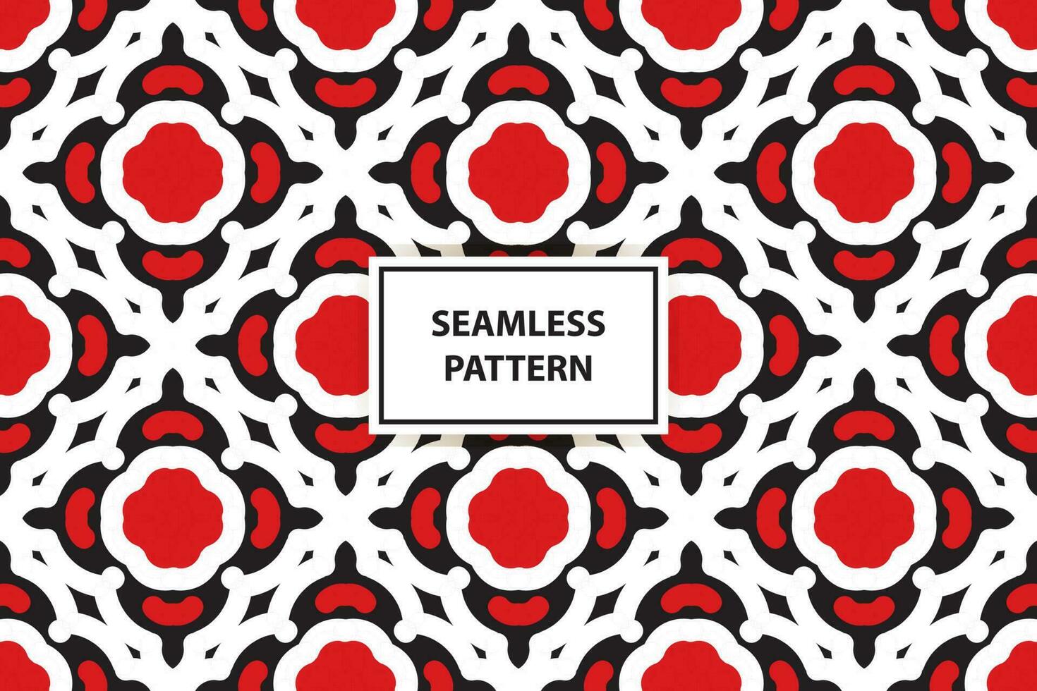 vintage multi colored seamless pattern. grid arrangement, geometric stylized flowers, squares and circles, 60s, 70s. surface design, fabric, paper, stationery, card, banner, textile vector