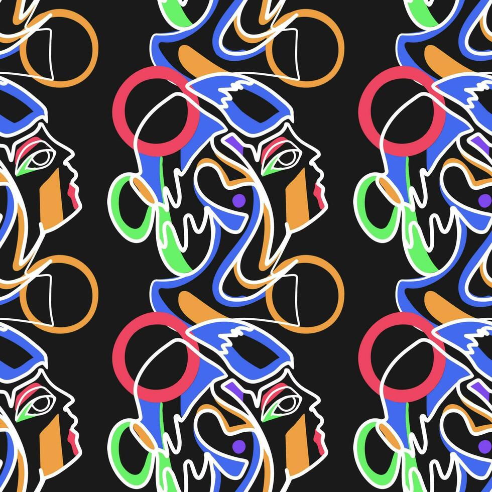 Woman Abstract Silhouette Vector Bundle. Stunning Hand-Drawn Minimalistic Abstract Designs of Faces, Hands, and Shapes