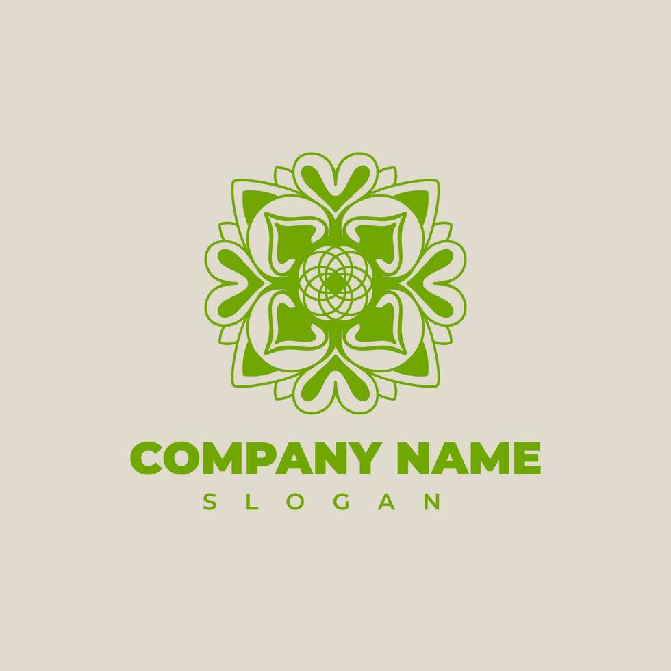 vector organic trending flower logo. Modern Company Logo Template for your business.