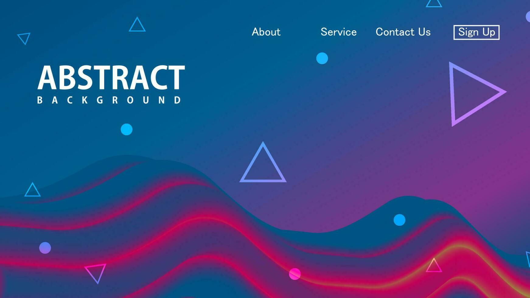 Abstract geometric background in Vector. Modern design. Templates for landing page. vector