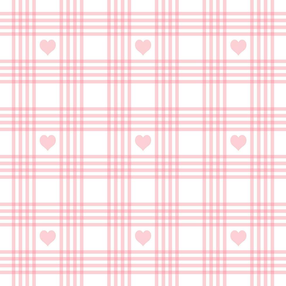 Simply seamless check pattern design for decorating wallpaper, wrapping paper, fabric, backdrop and etc. vector