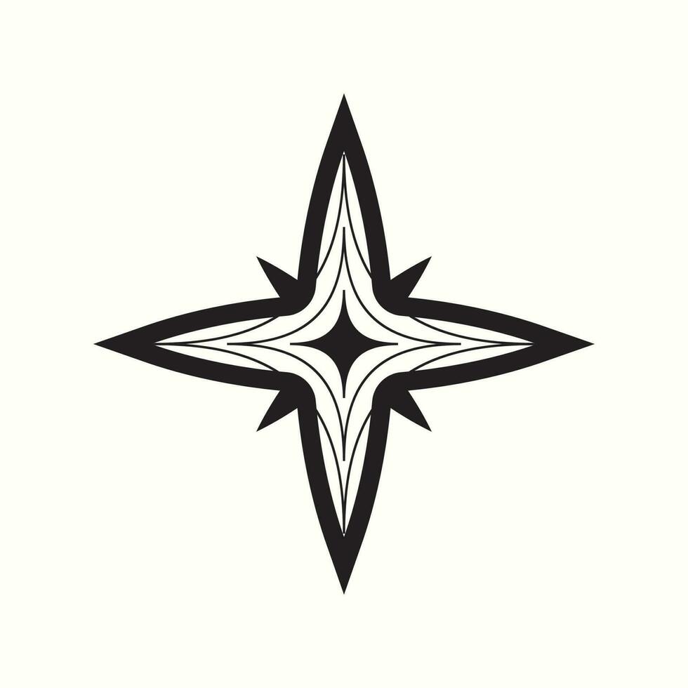 Versatile Collection of Geometric Symbols and Objects in Y2K Vector Style. Perfect for Business Cards, Stickers, Banners, Posters, and Clothing