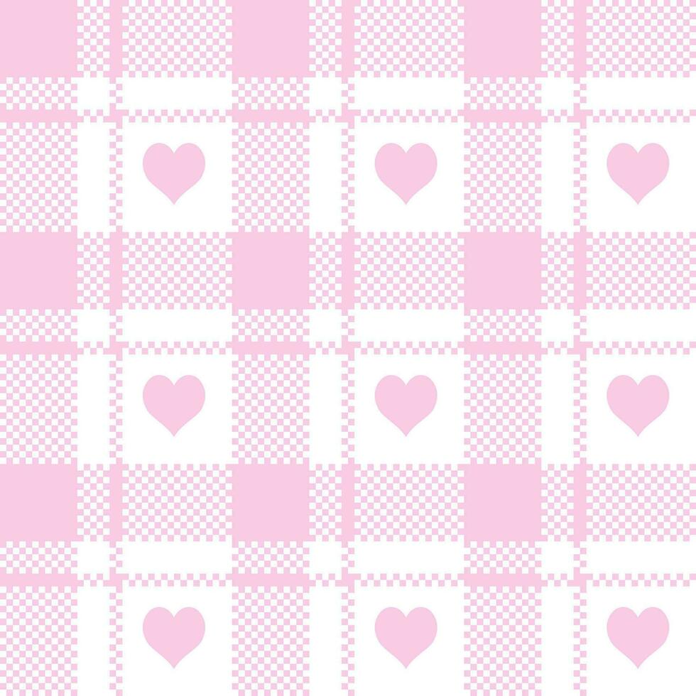 Simply seamless check pattern design for decorating wallpaper, wrapping paper, fabric, backdrop and etc. vector