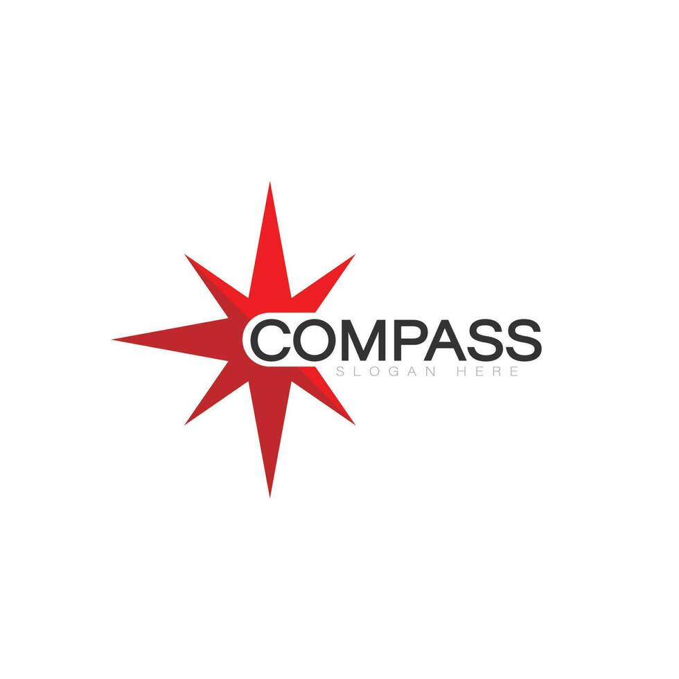 compass logo vector outdoor triangle arrow technology navigator