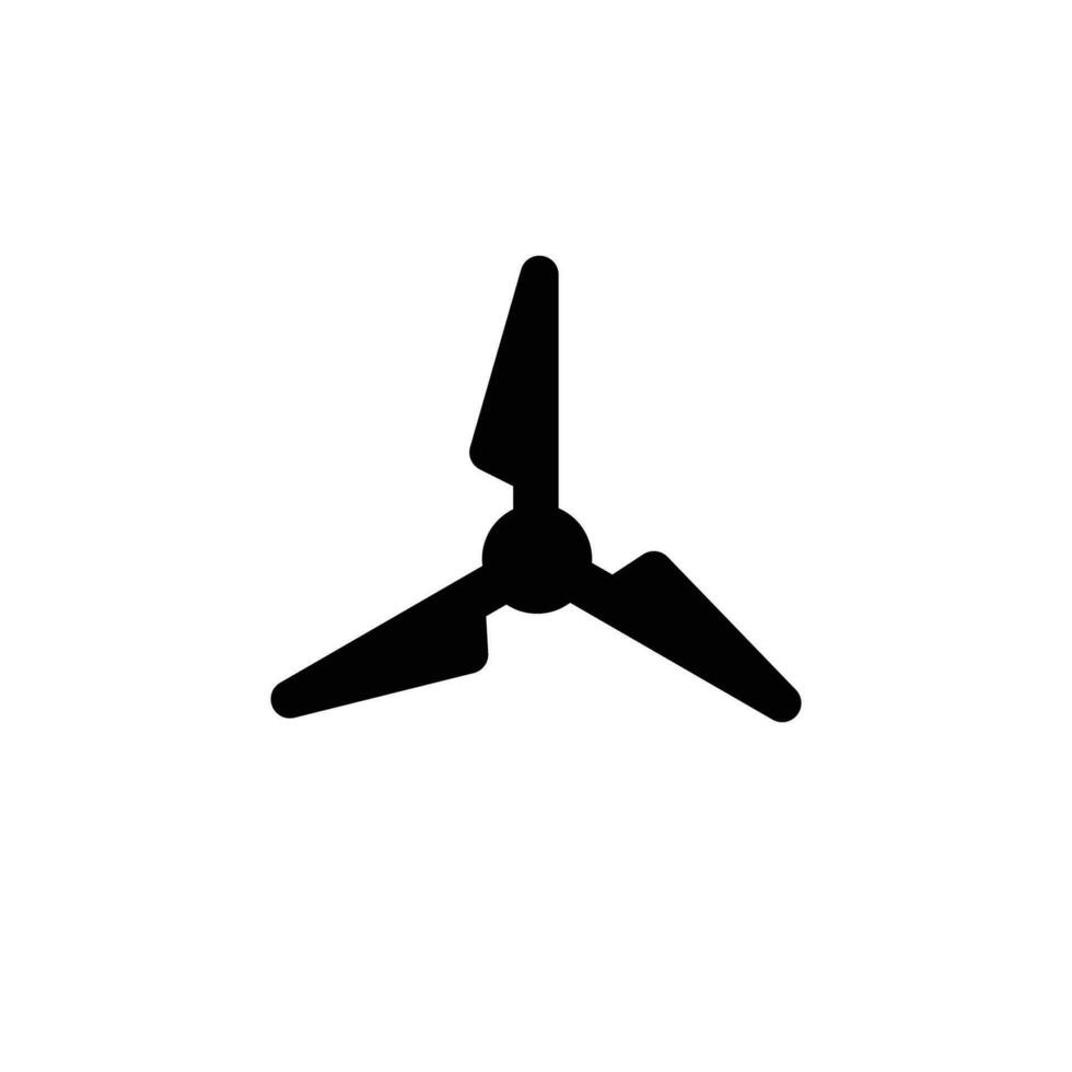 windmill logo vector energy air conditioning technology