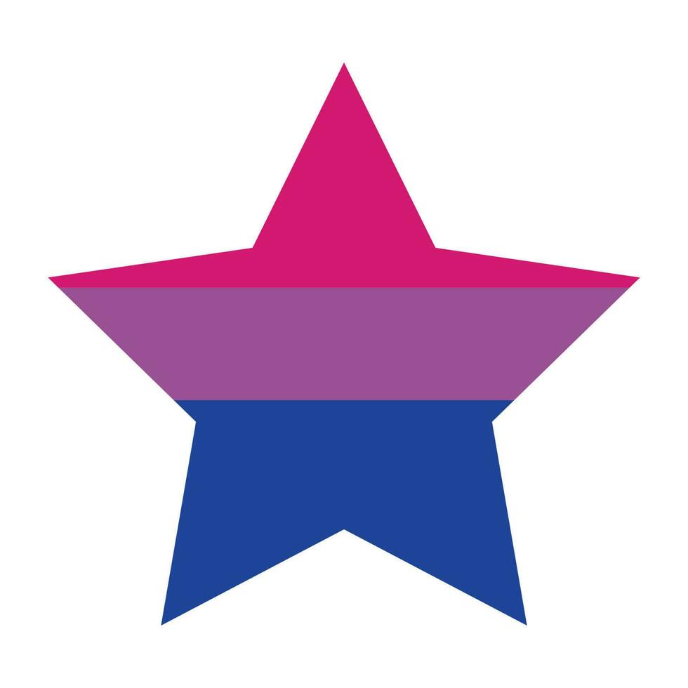 bandera del orgullo bisexual vector