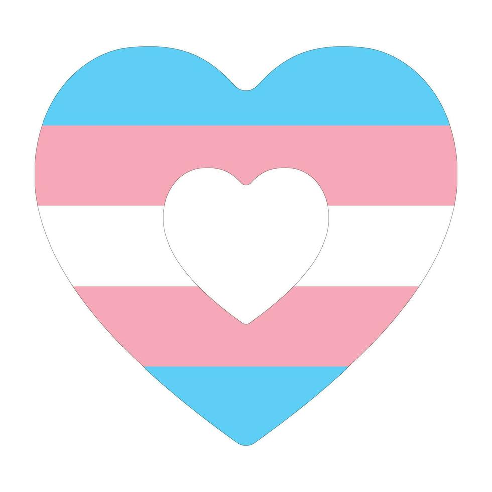 Transgender Pride Flag. Trans Pride Flag. vector