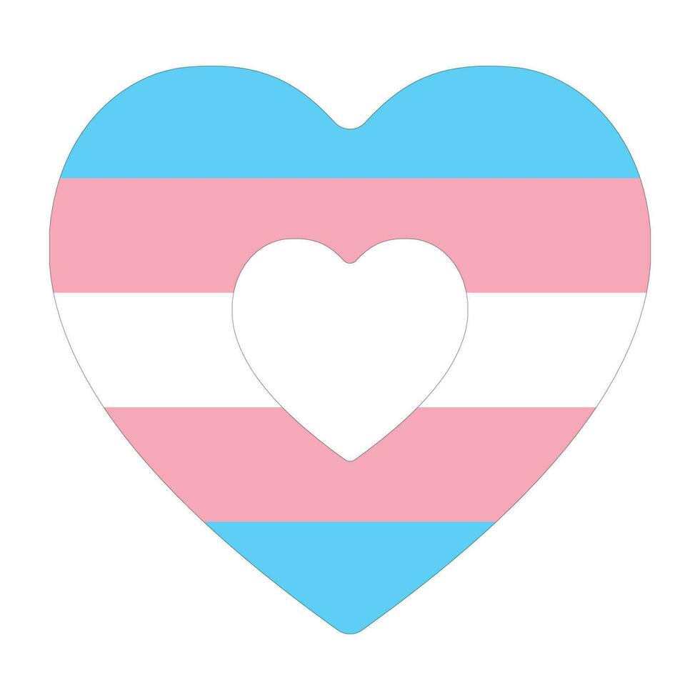 Transgénero orgullo bandera. trans orgullo bandera. vector