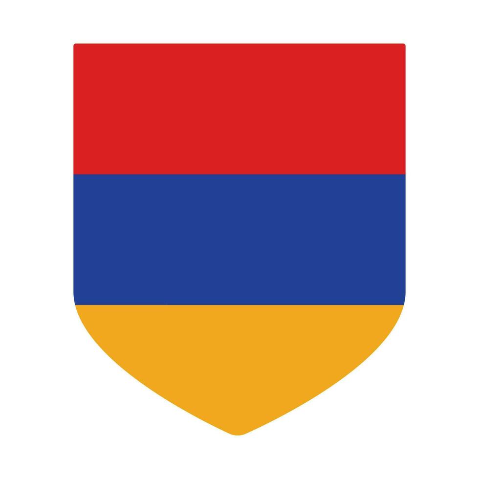 Flag of Armenia design shape vector