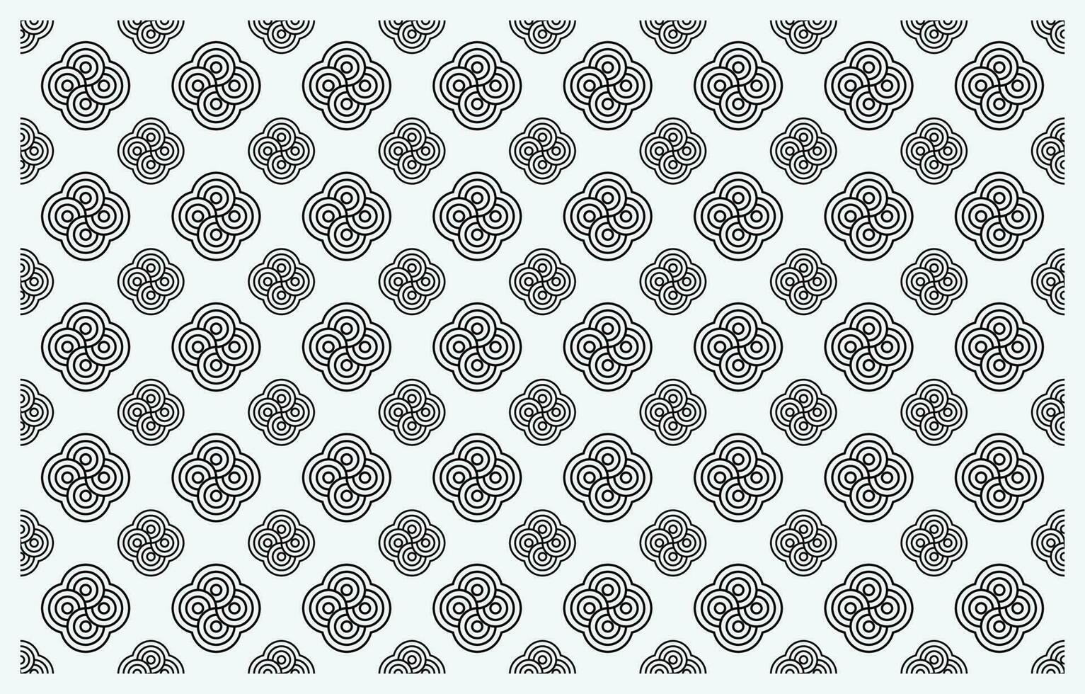 Editable Seamless Circle Pattern Background Vector