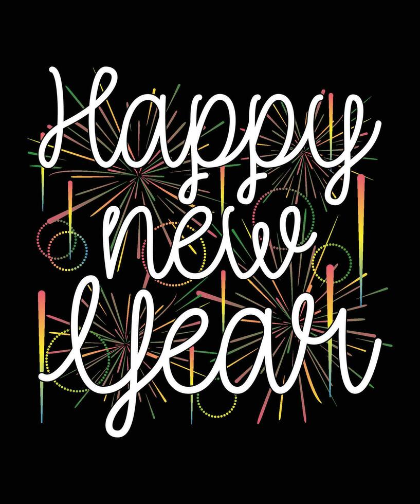 Happy new year vector