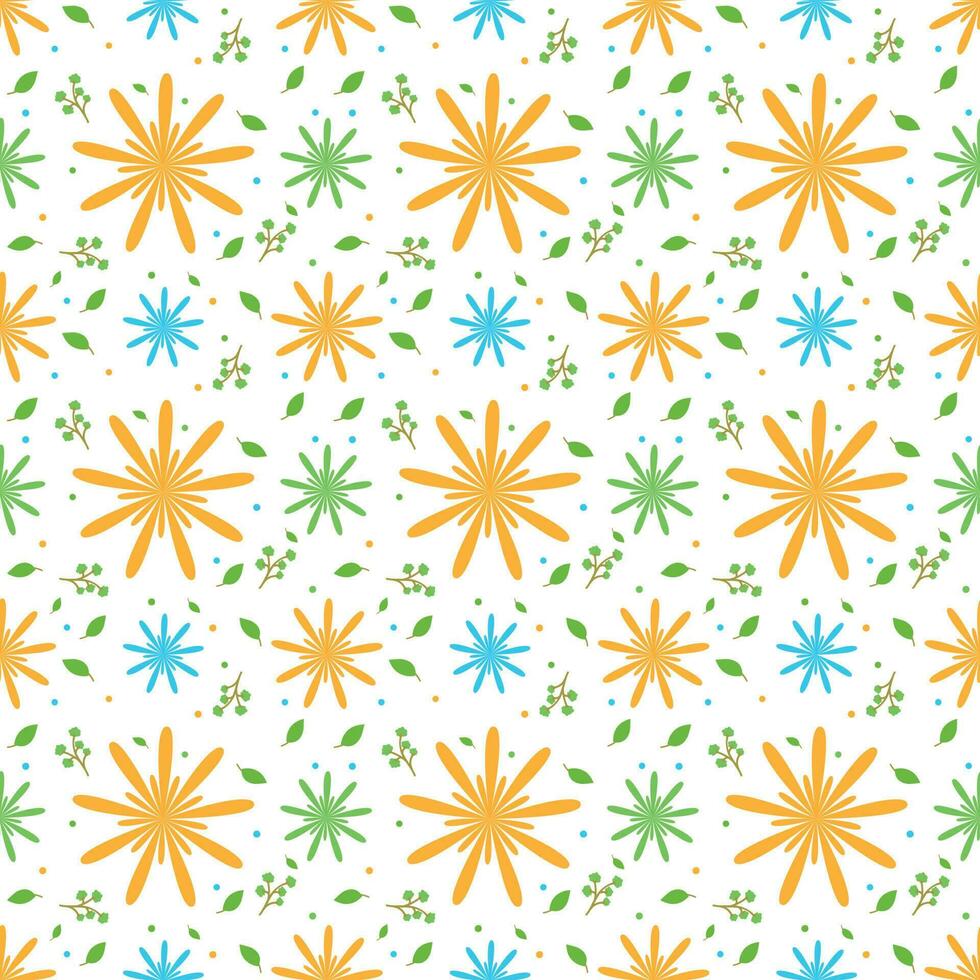 Vector Seamless Floral Pattern Illustration Design EPS Vol-08, Textile Floral Pattern Background, Repeated Pattern, Elegant abstract Patterns, Pattern For Decoration