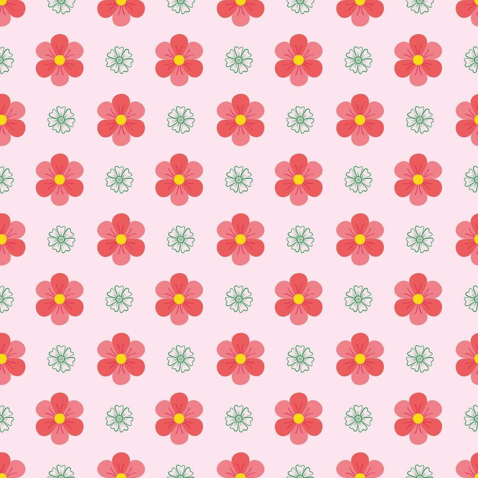 Vector Seamless Floral Pattern Illustration Design EPS Vol-04, Textile Floral Pattern Background, Repeated Pattern, Elegant abstract Patterns, Pattern For Decoration