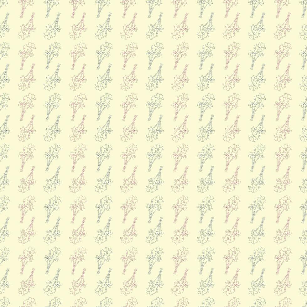 Vector Seamless Floral Pattern Illustration Design EPS Vol-12, Textile Floral Pattern Background, Repeated Pattern, Elegant abstract Patterns, Pattern For Decoration