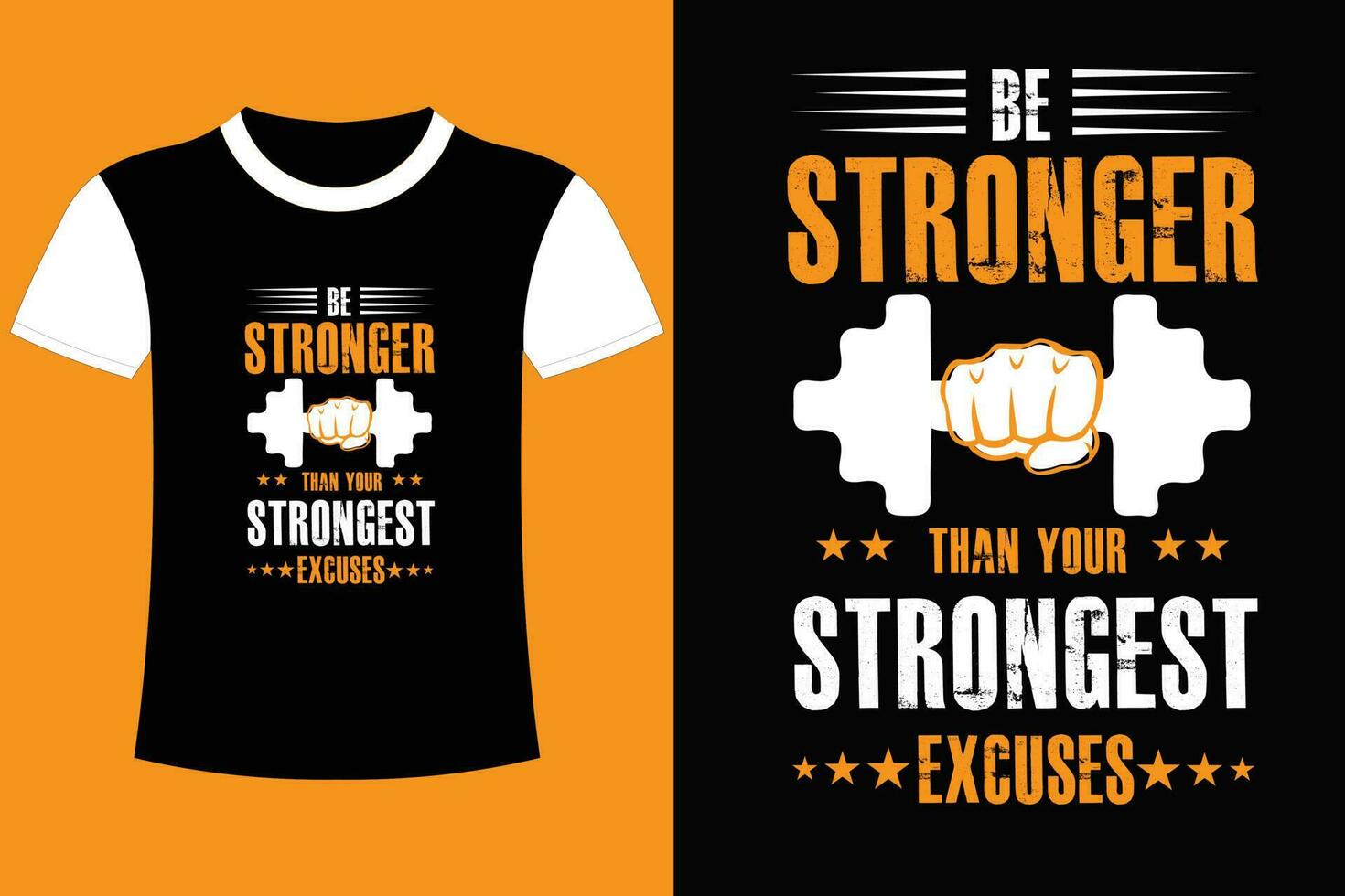 Fitness T-shirt Design. vector