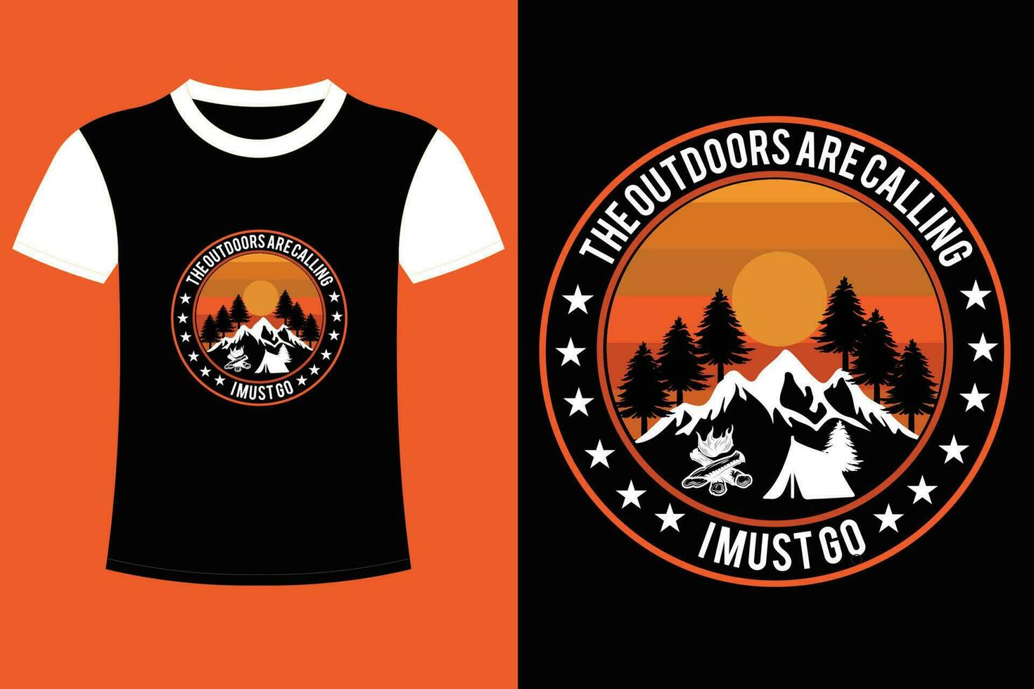 Adventure T-shirt Design. vector