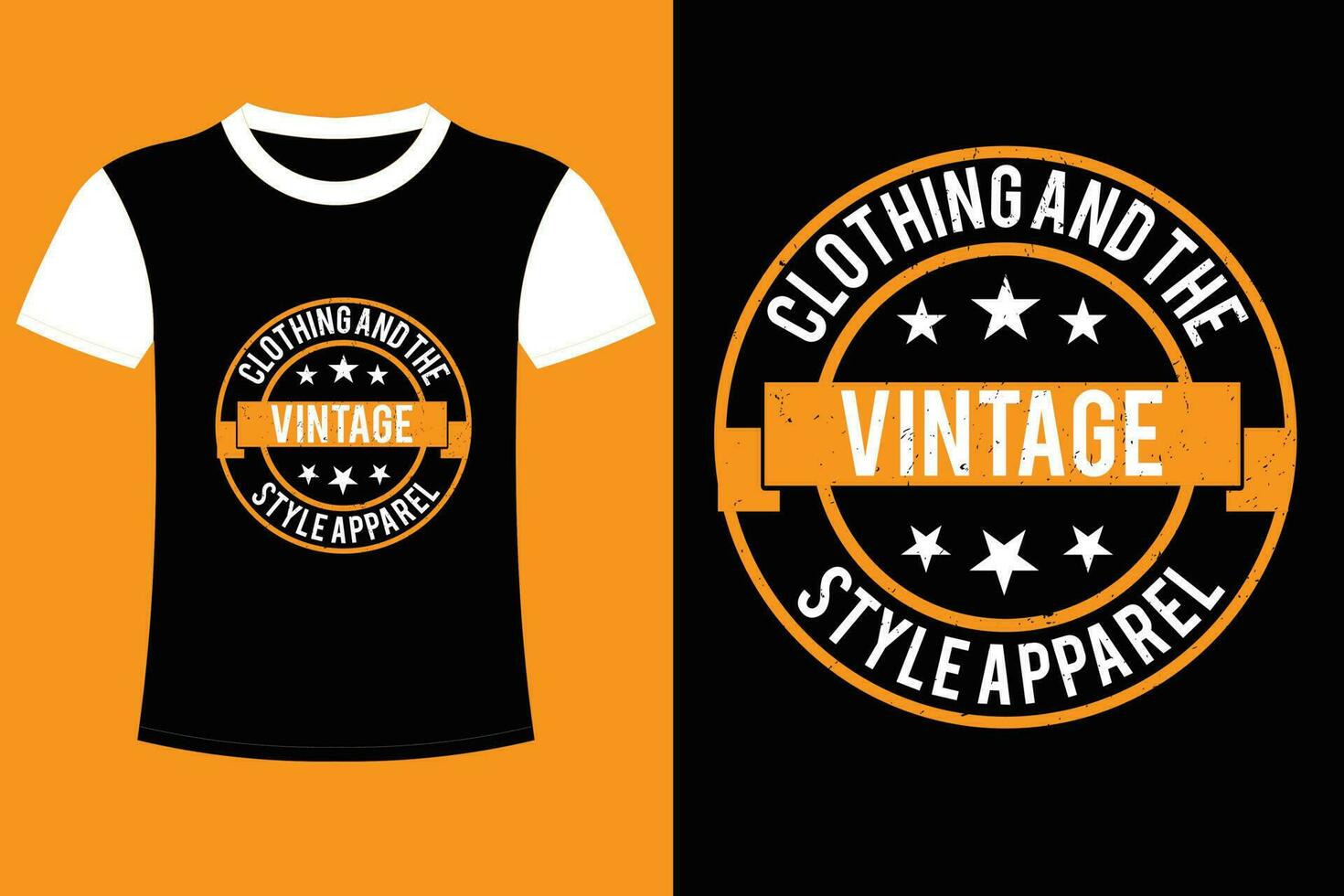 Vintage T shirt Design. vector