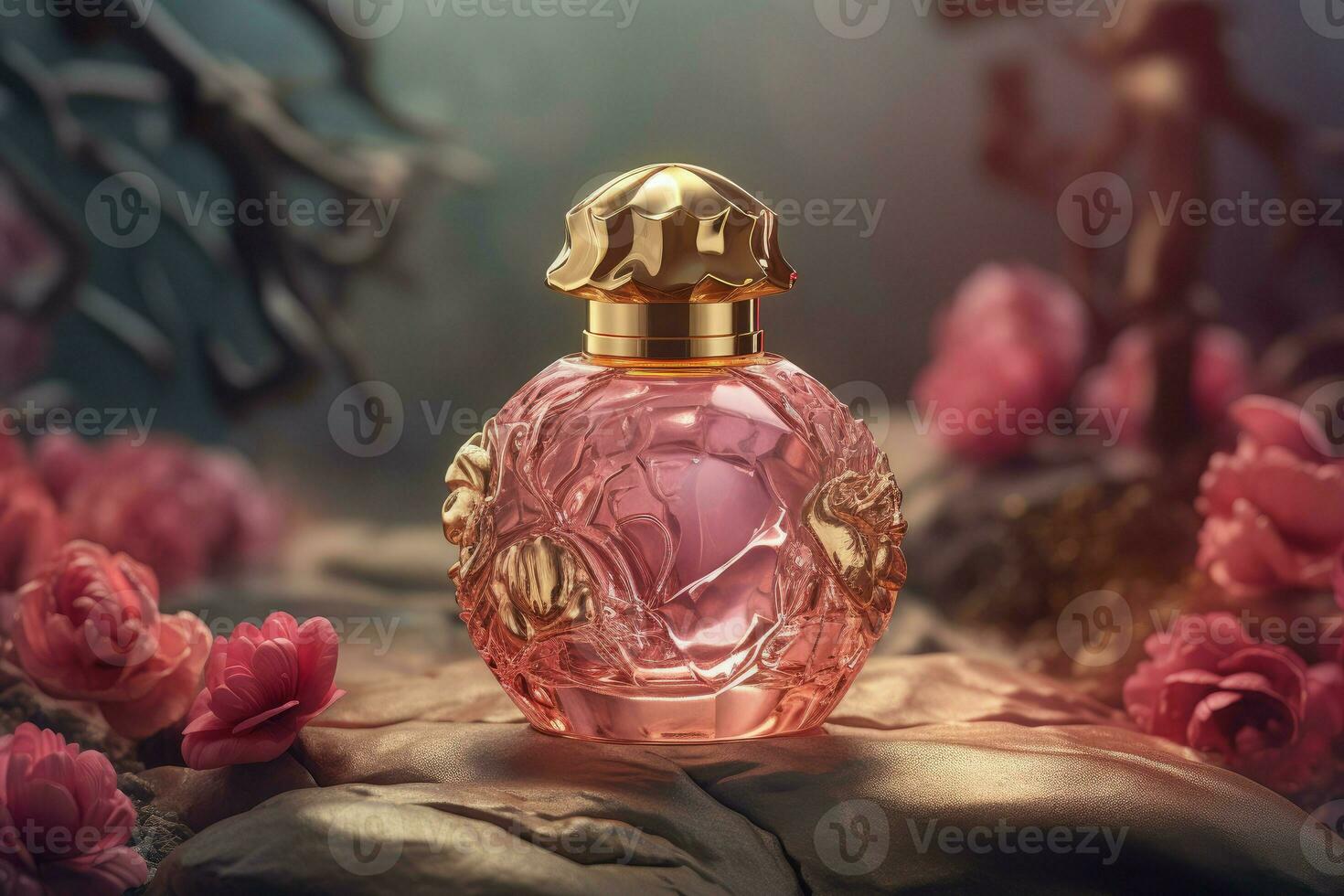 Luxury roses perfume bottle. Generate Ai 24114618 Stock Photo at Vecteezy