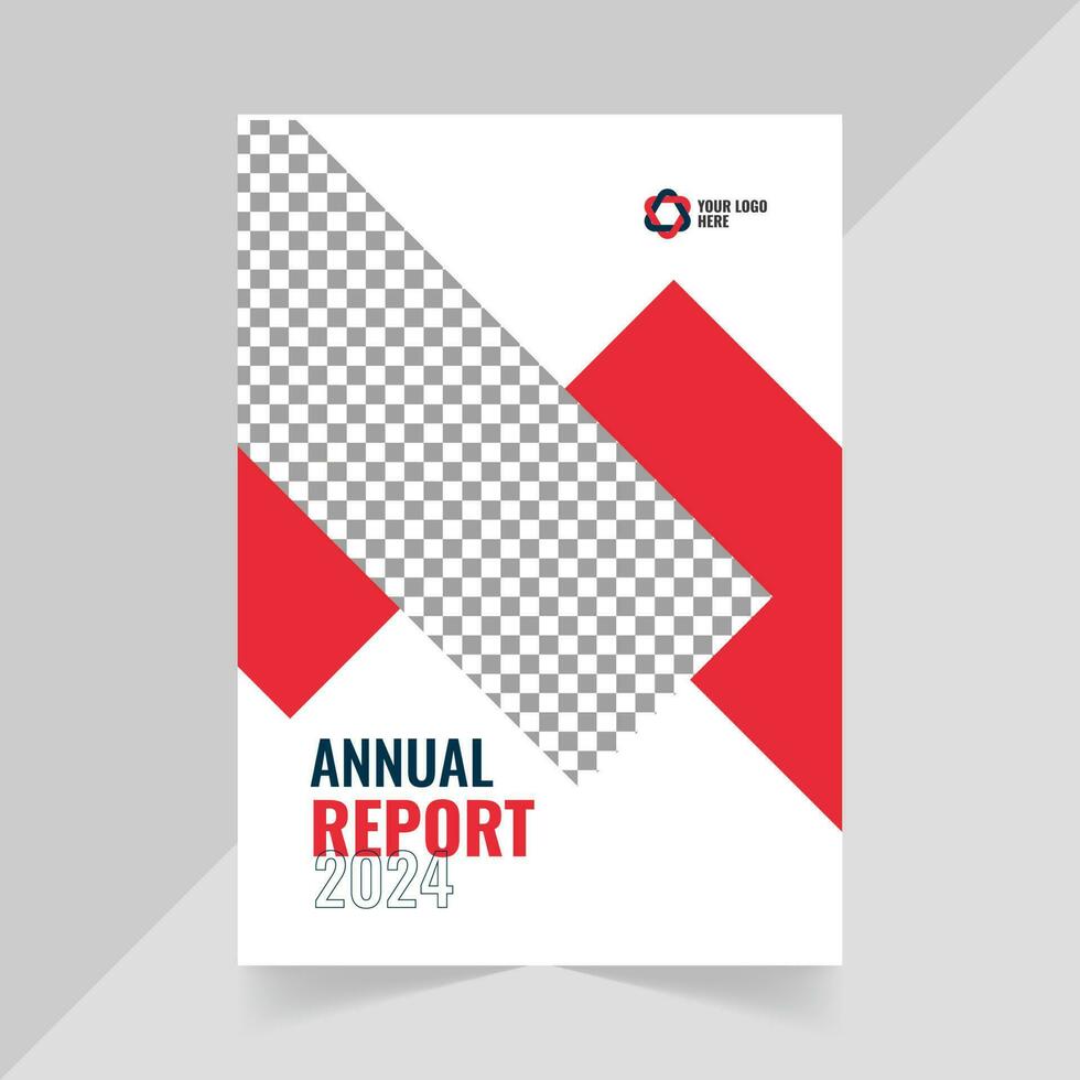 Sophisticated Design for Annual Report Cover vector