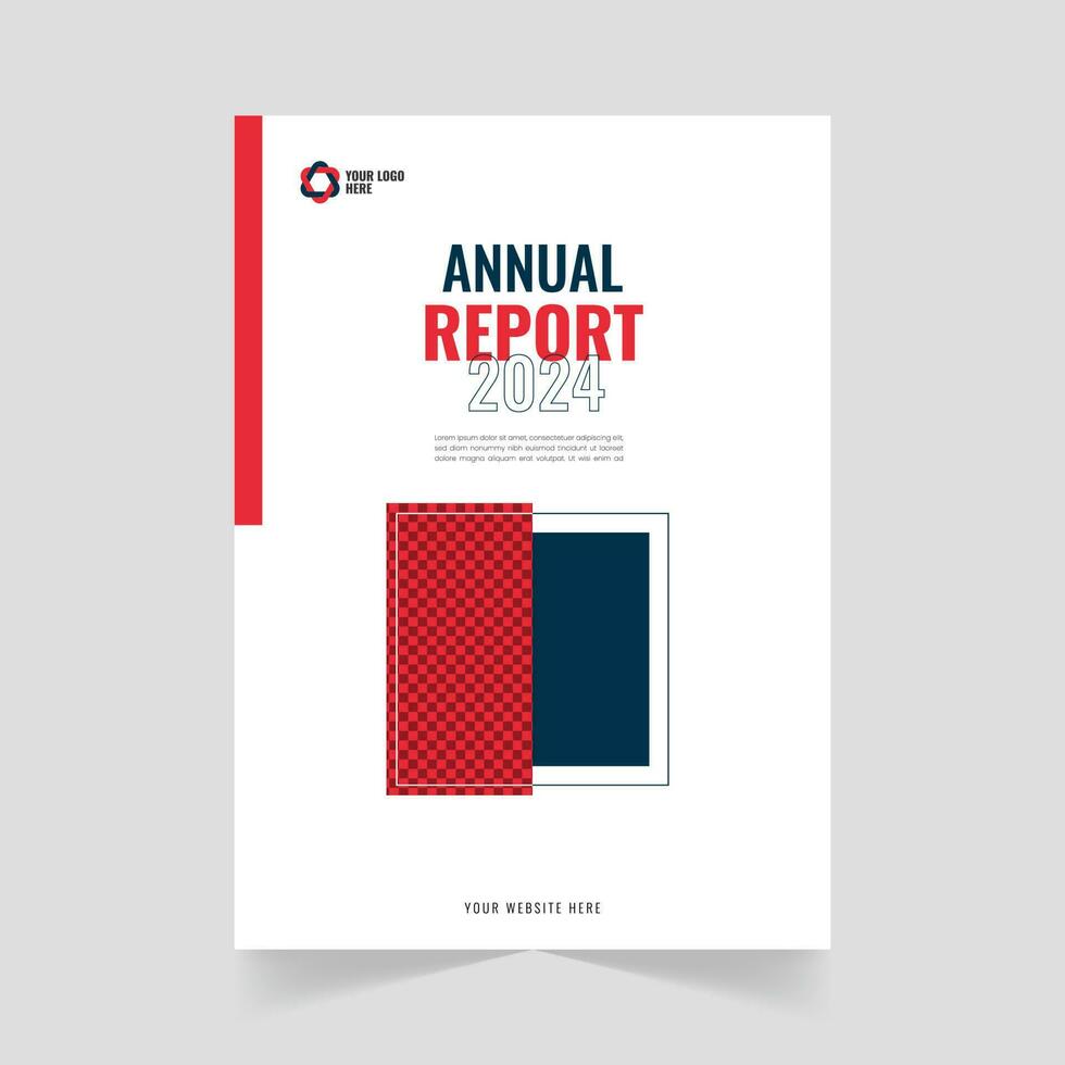 Sophisticated Design for Annual Report Cover vector