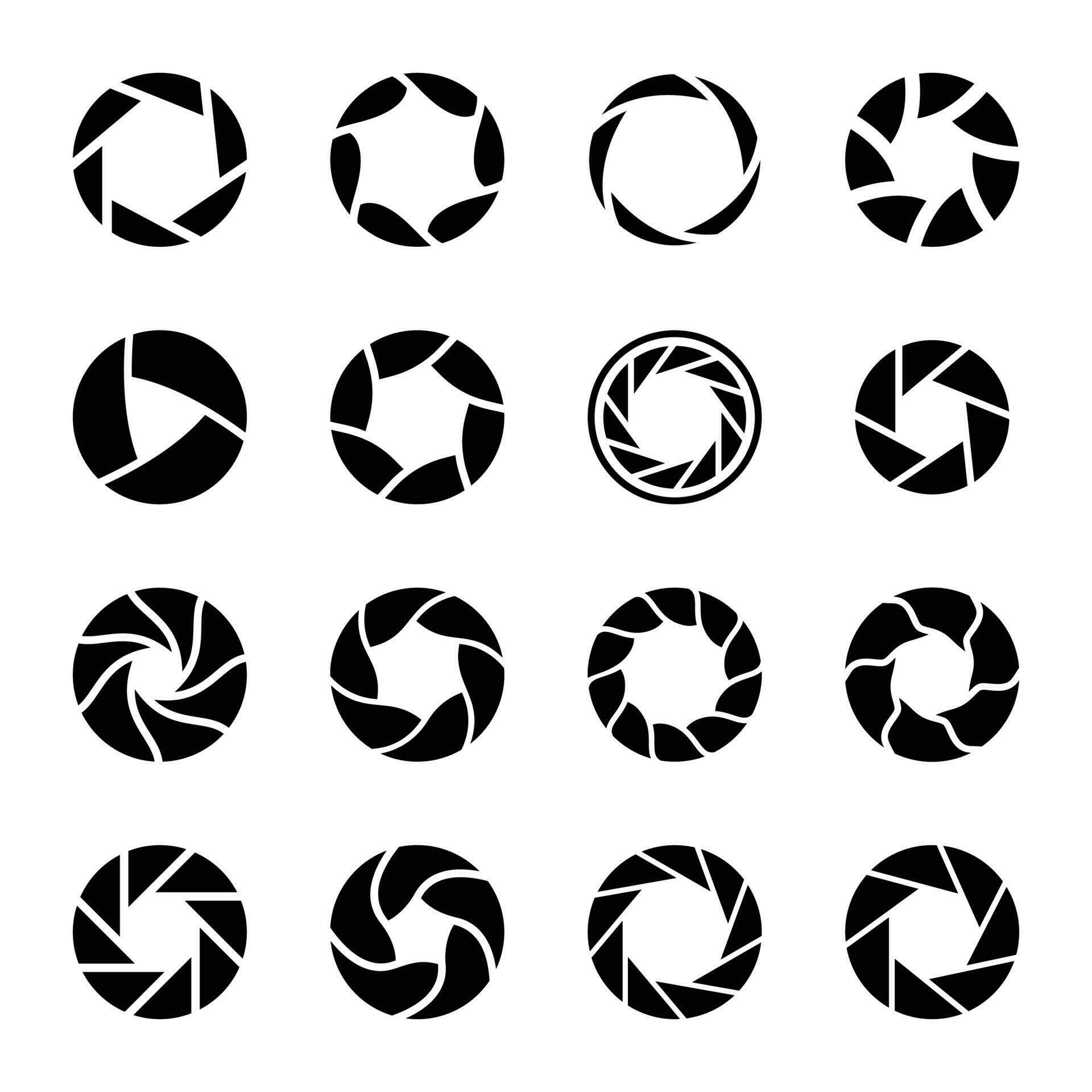 Window shutters solid icons 24114908 Vector Art at Vecteezy