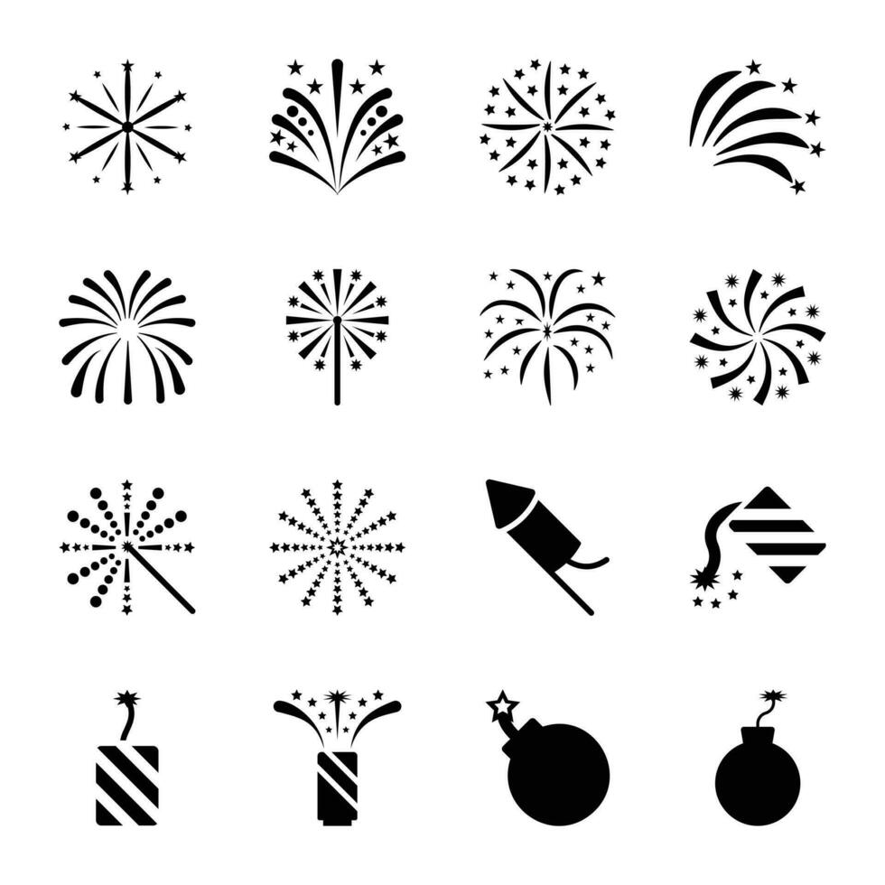 Fireworks Vector Icons