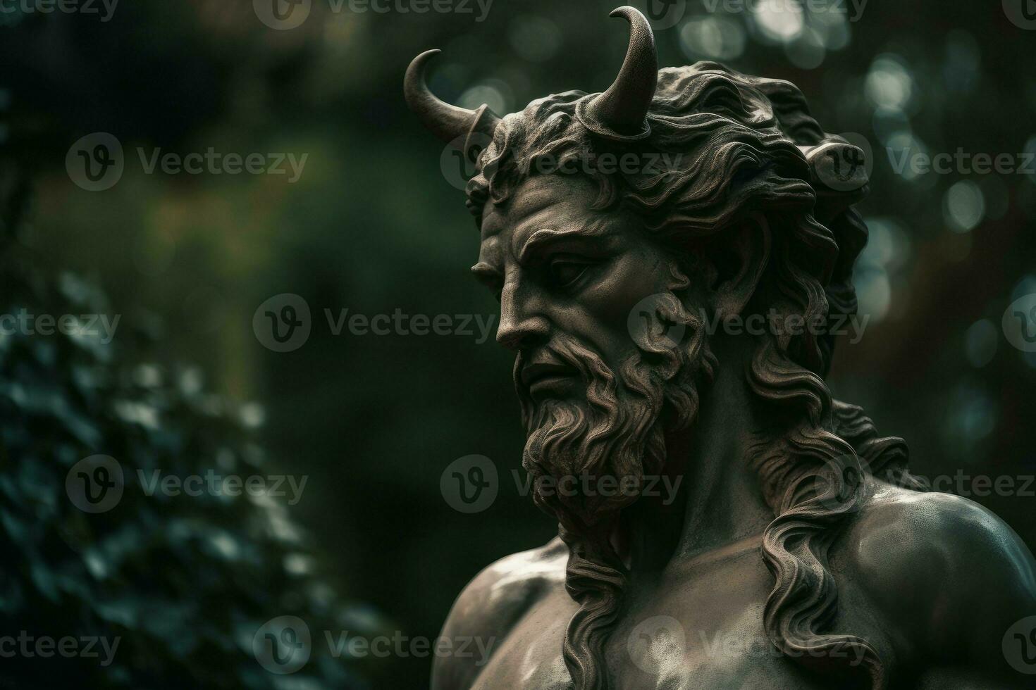 Satyr mythology animal. Generate Ai photo