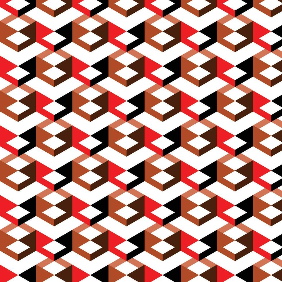 Geometric ethnic seamless pettern. vector