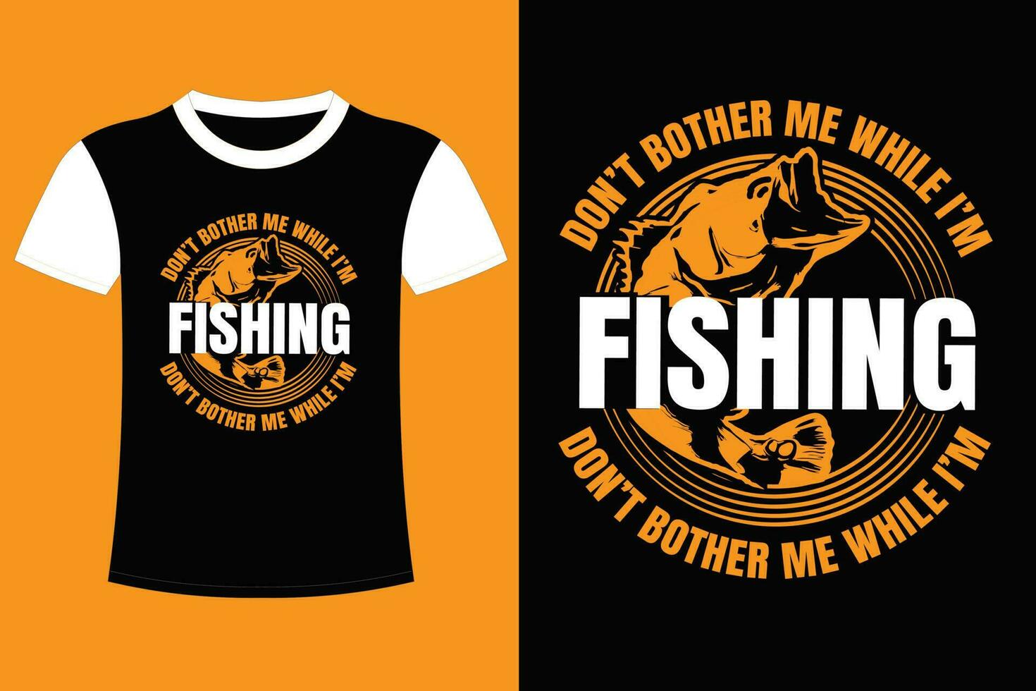 Fishing T shirt Design. vector