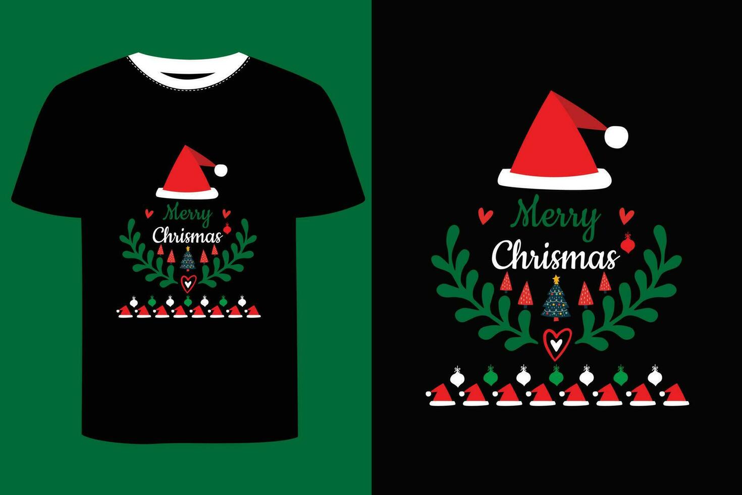 Navidad día camiseta diseño. vector