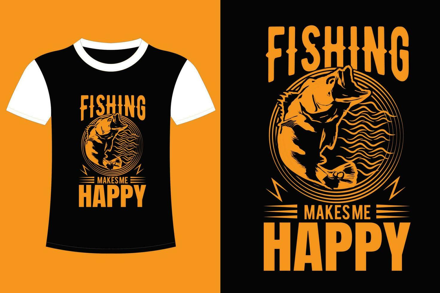 Fishing T shirt Design. vector