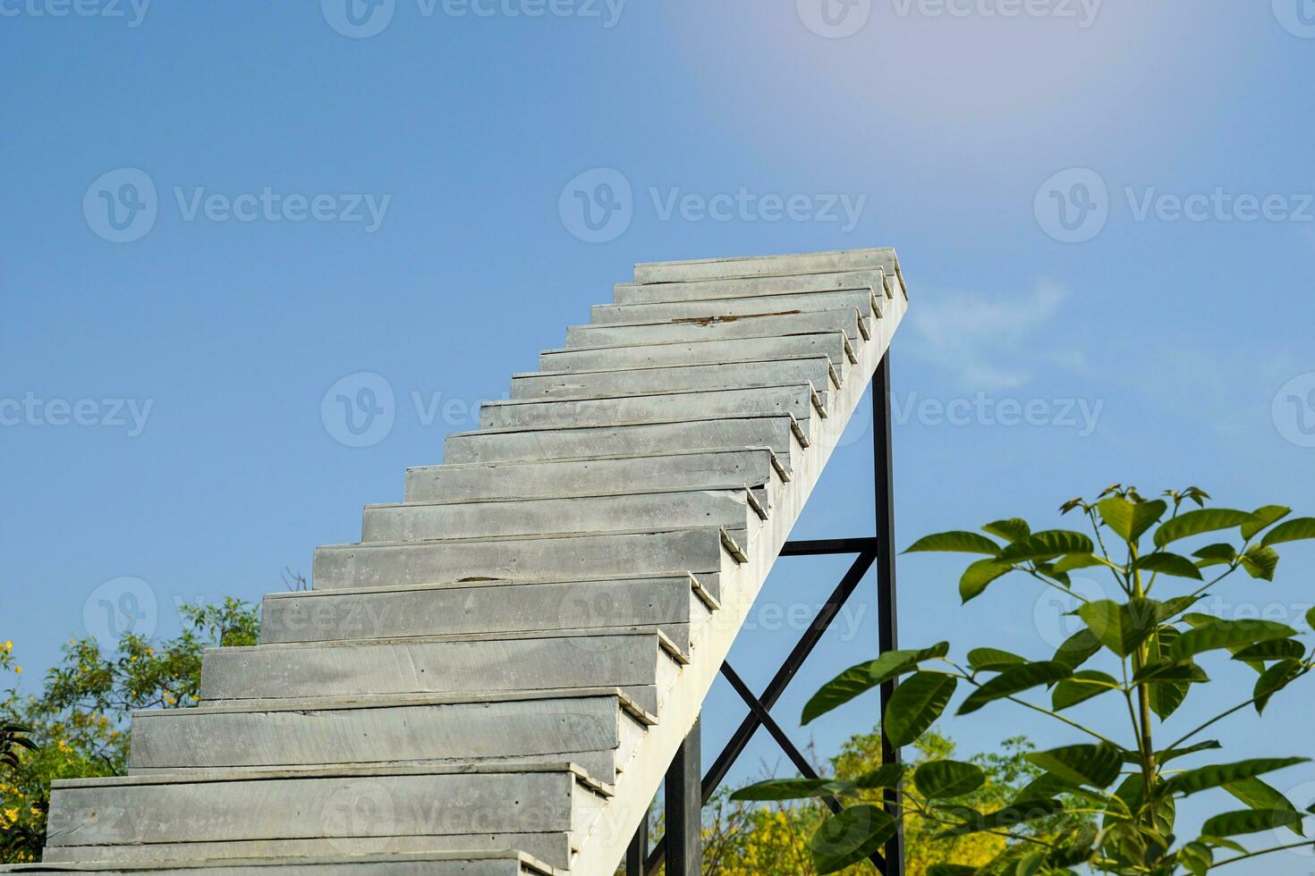 Heavenly Stairway, Stairway for taking pictures Popular check-in points at coffee shops It is for tourists who are not afraid of heights to take pictures with a view of the sky,a high angle view. photo