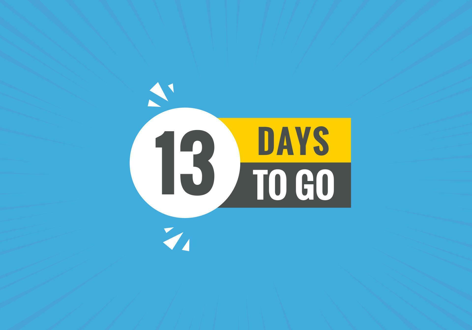 13-days-to-go-text-web-button-countdown-left-13-day-to-go-banner-label