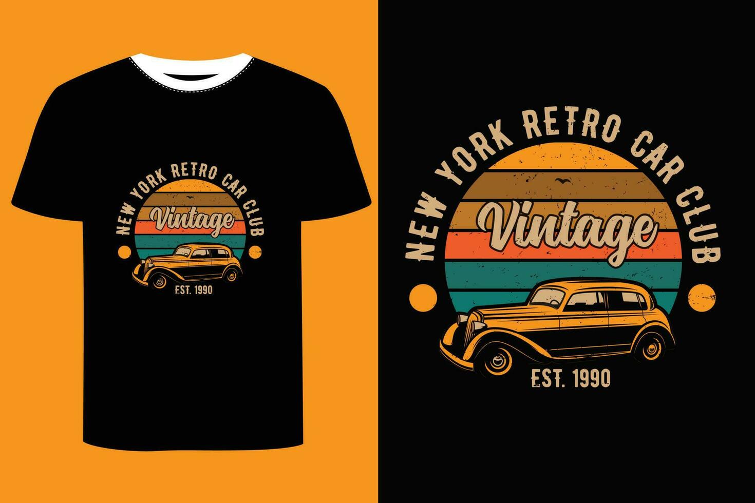 Vintage T-shirt Design. vector