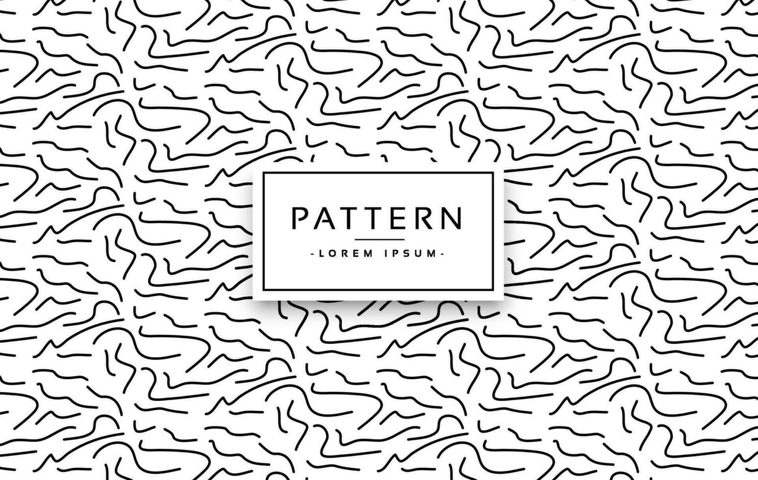 Seamless patterns, abstract organic lines color backgrounds. Biological patterns with black and white lines, irregular squiggle lines and abstract shape texture vector