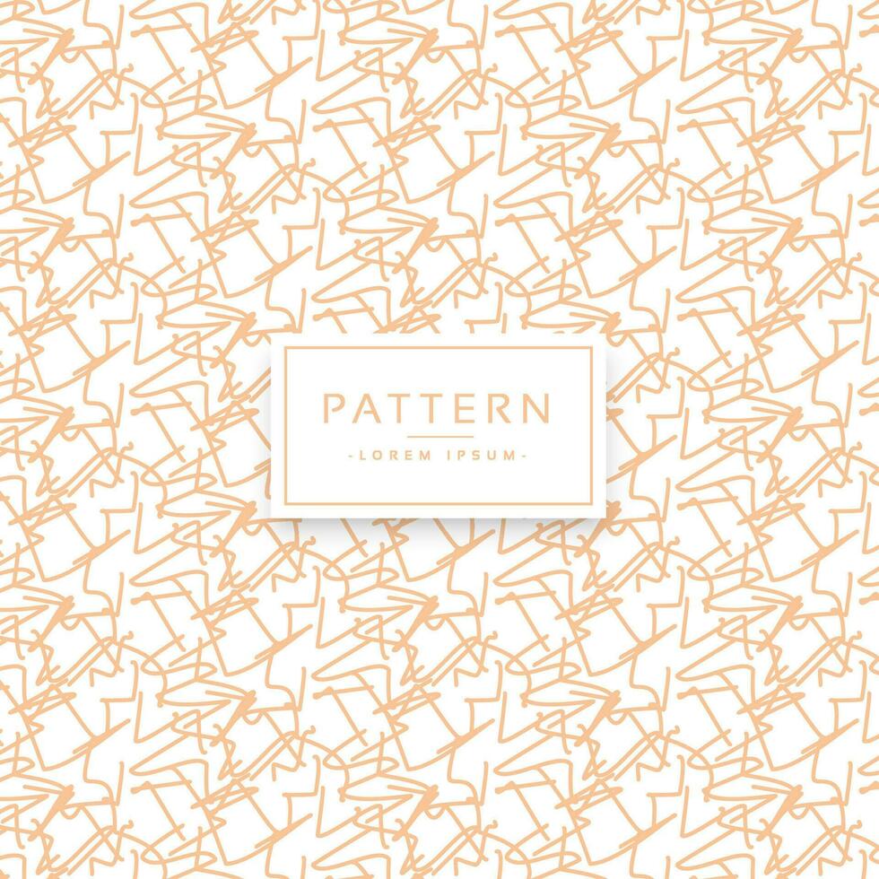 Vector doodle lines pattern on white and beige background, Beige line pattern, seamless line background