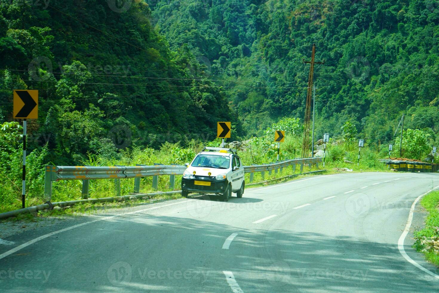 Fresh Nature and Empty Road in East Sikkim photo